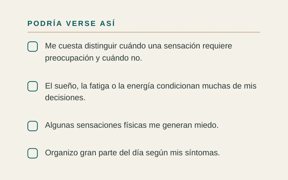 Checklist de la dimensión 01 con ejemplos para marcar
